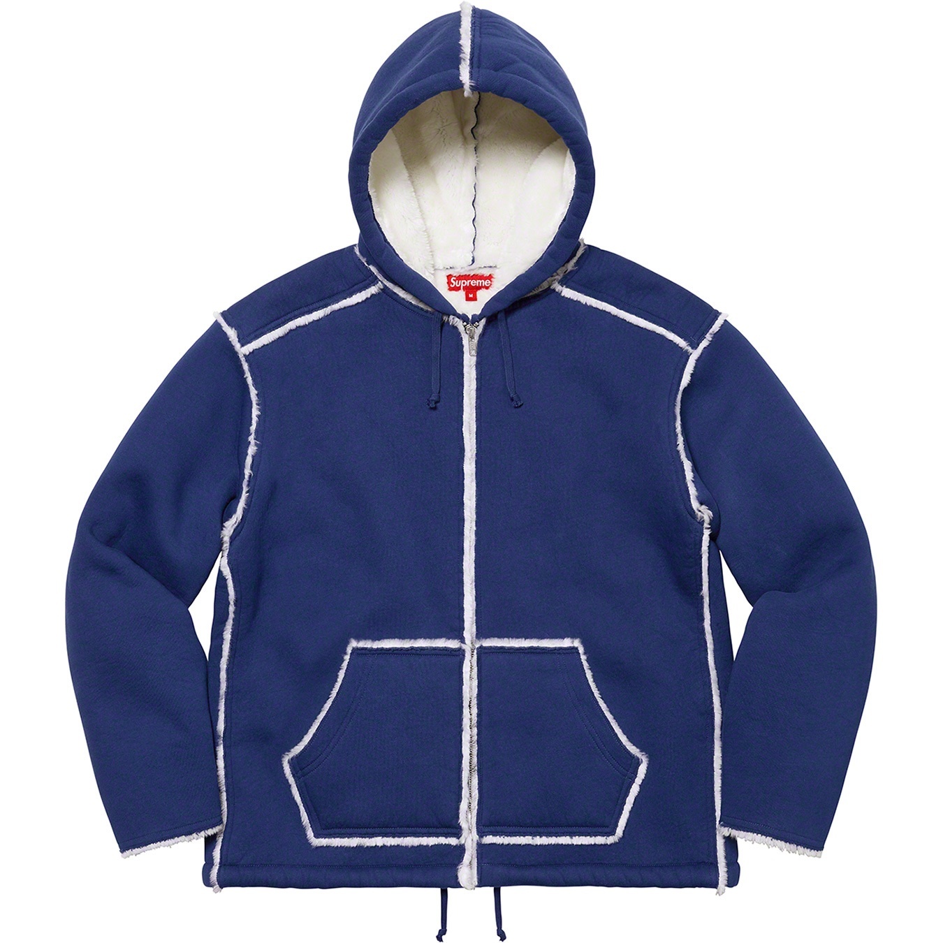 Faux Shearling Hooded Jacket view 7